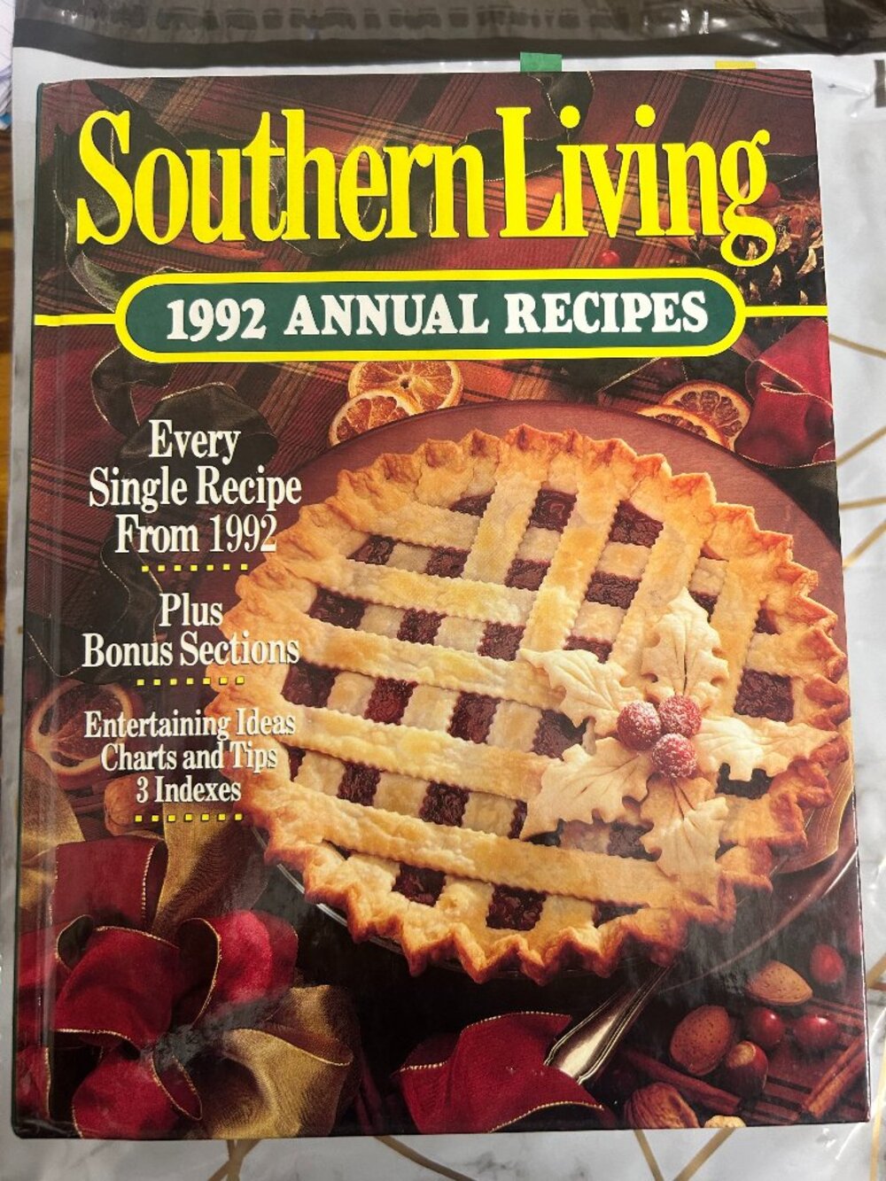 Southern Living 1992 Annual Recipe Cookbook